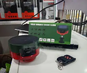 Solar Outdoor Security Alarm With Infrared Motion Detection
