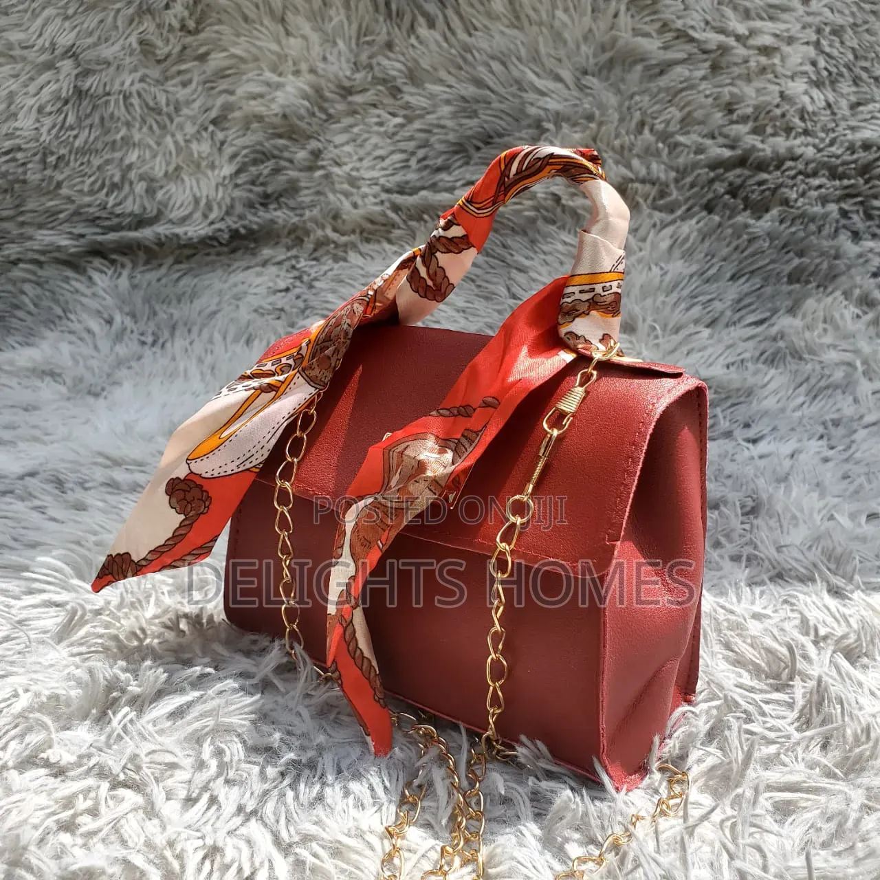 *Cute Mini Decorative Scarf Crossbody Bag_re