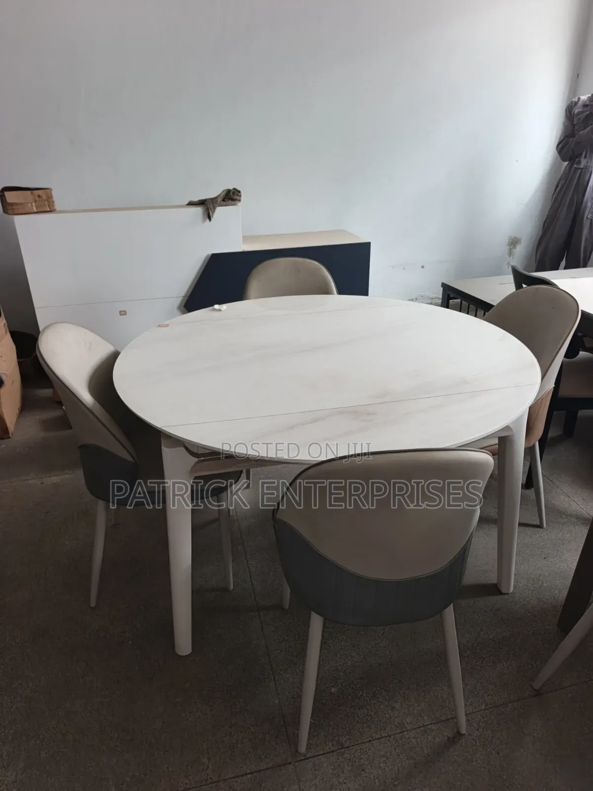 Imported Modern Marble Top Dining Table Four Seater