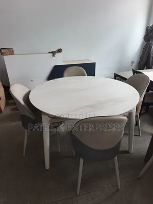 Imported Modern Marble Top Dining Table Four Seater