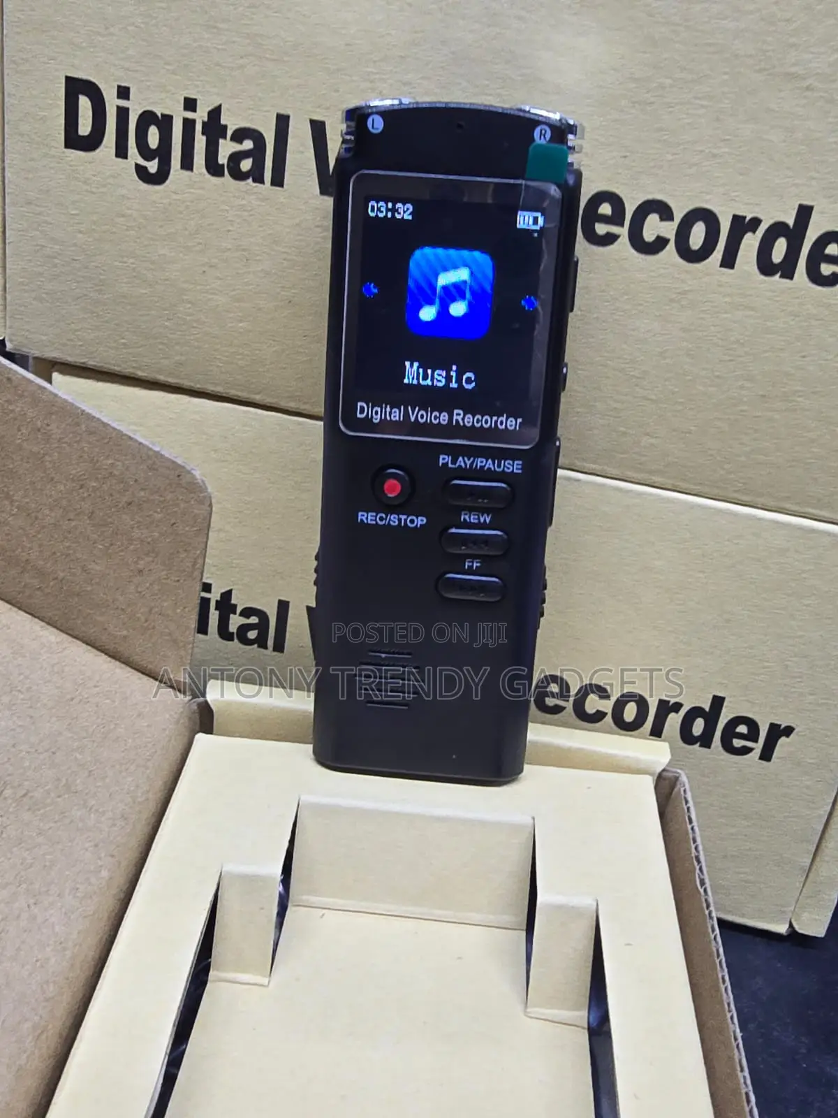 8GB Digital Sound Recorder With Playback LCD Display
