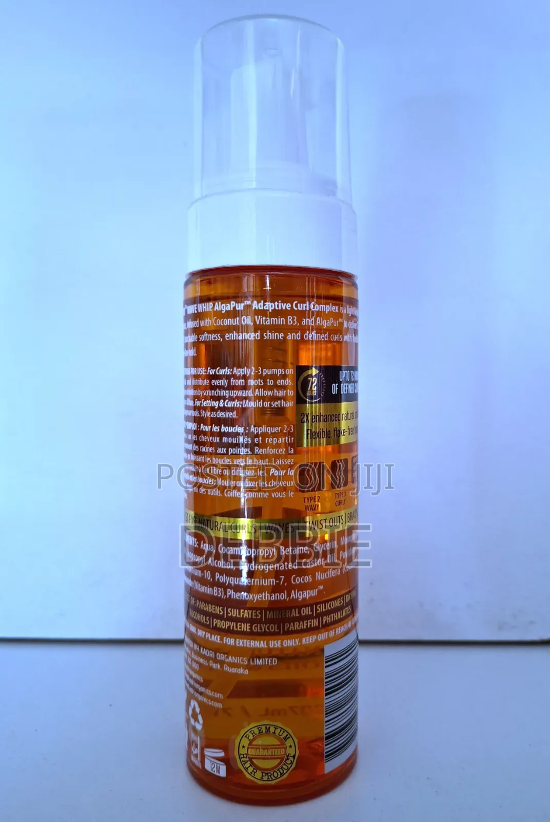 KadriTM Miracle Fusion Wave Whip Curling Mousse (207ml / 7 Fl. Oz)