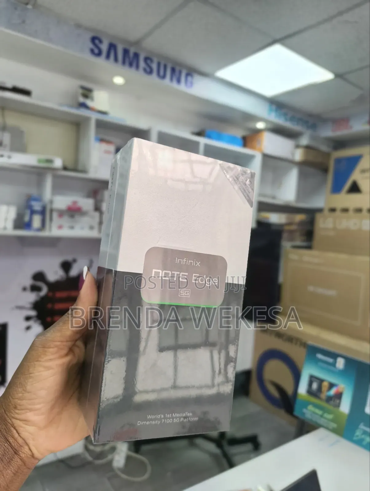 New Infinix Note Edge 256 GB Blue