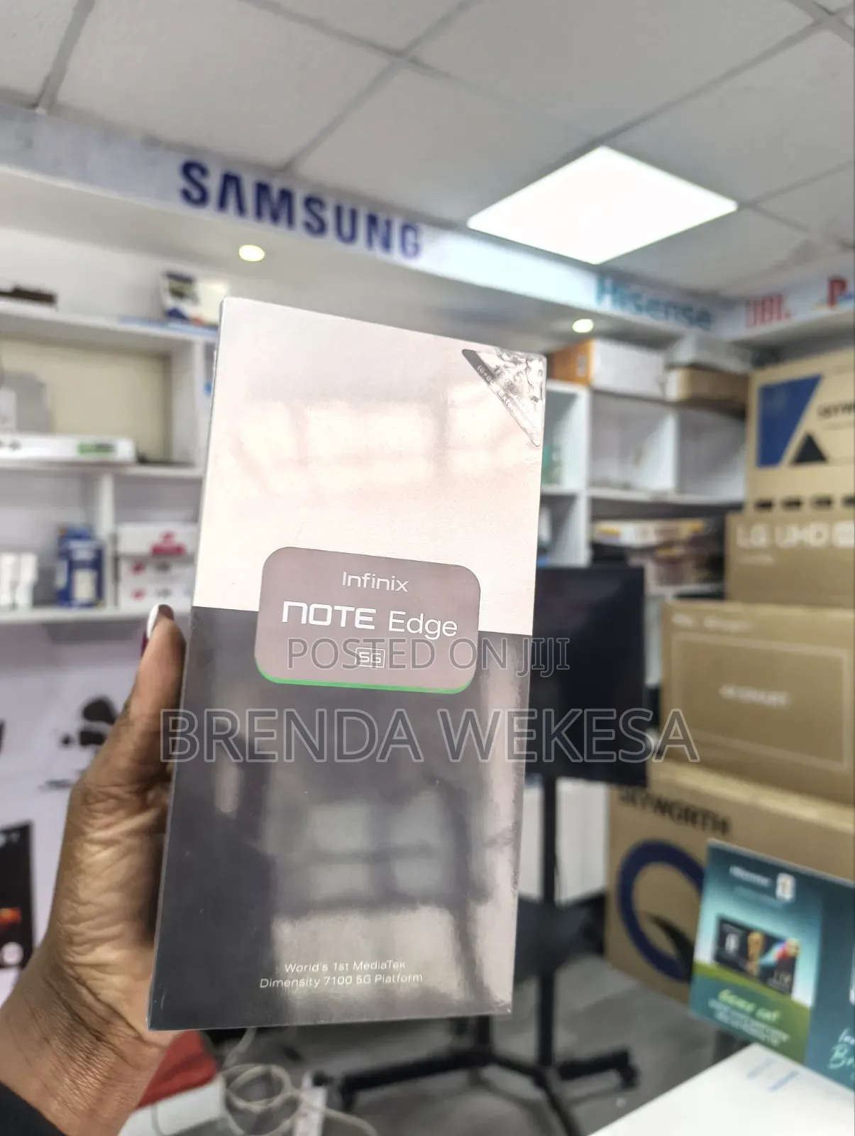 New Infinix Note Edge 256 GB Blue