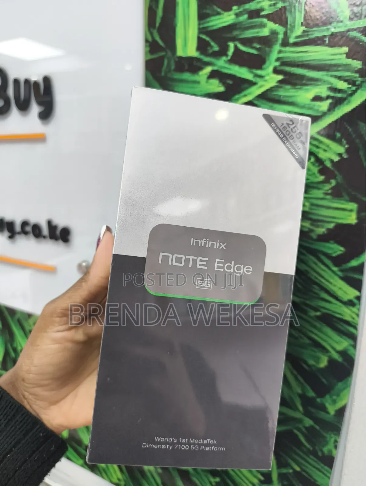 New Infinix Note Edge 256 GB Blue