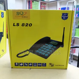 Sq Ls 820–Fixed Wireless Desktop Phone – Black