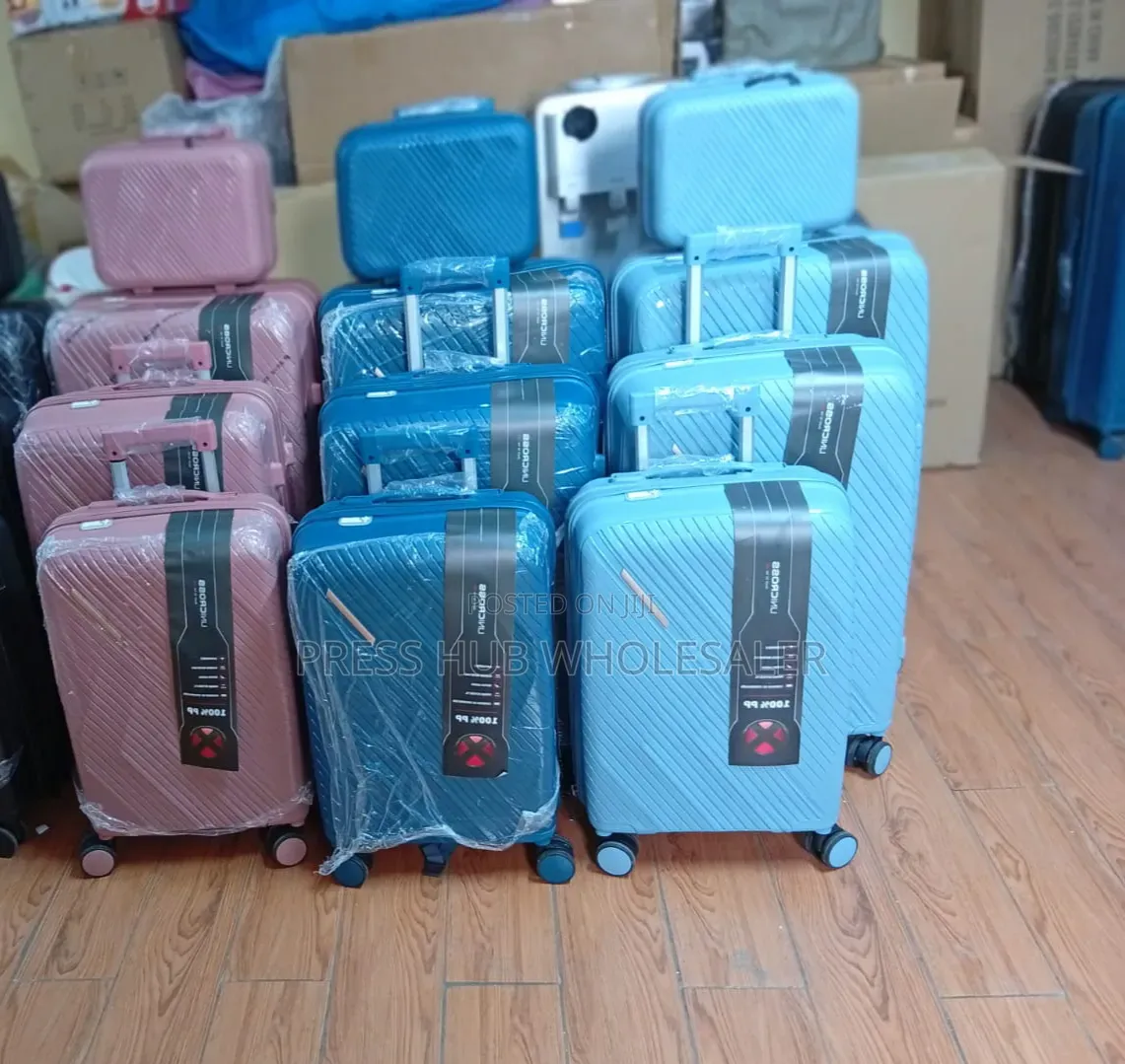 4-Piece Unbreakable Suitcase Set – Premium Travel Luggage* 