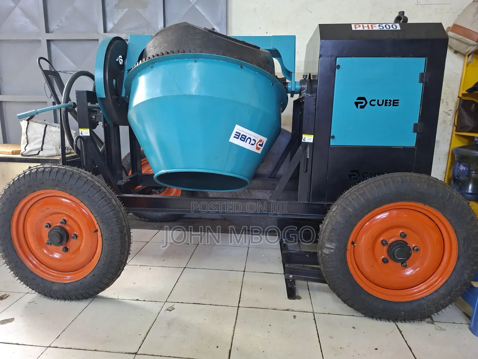 Cube Heavy Duty Concrete Mixer -500l