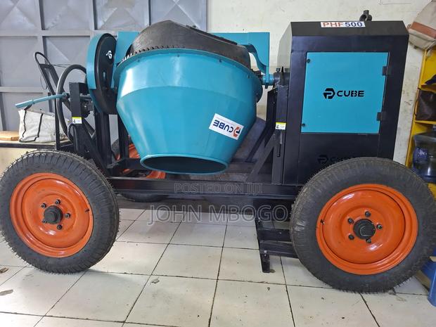 Cube Heavy Duty Concrete Mixer -500l - thumbnail 2