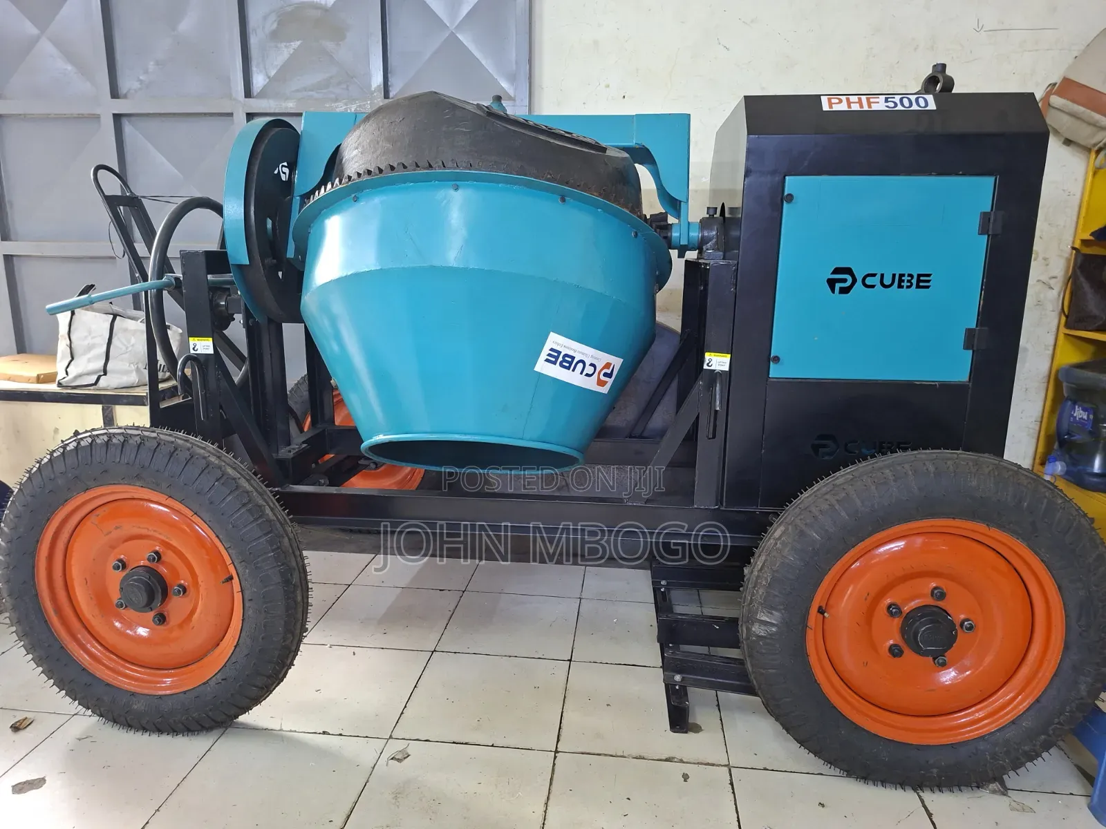 Cube Heavy Duty Concrete Mixer -500l