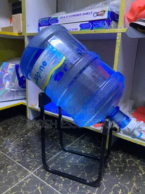Metallic Water Bottle Holder With Tap.
