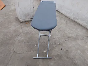 Metallic Foldable Ironing Board With Adjustable Height Stand