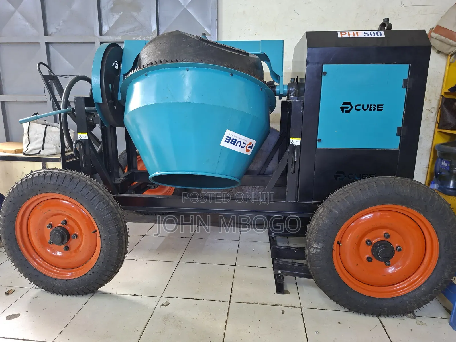 Cube Concrete Mixer Machine -500l
