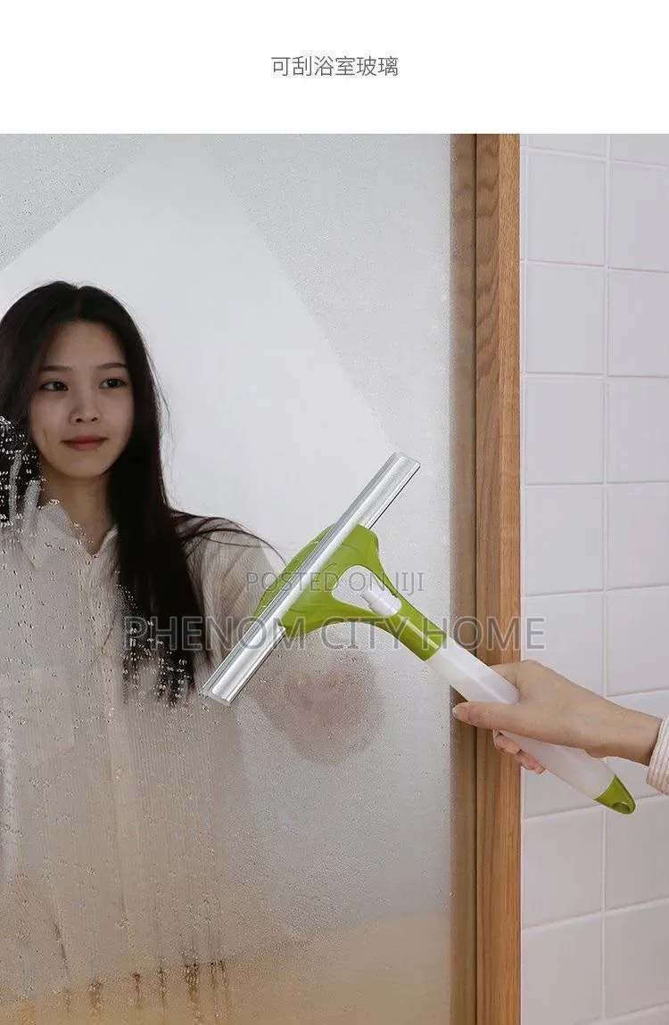 Double Sided Window and Glass Cleaner With Sprayer