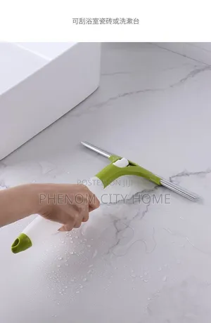 Double Sided Window and Glass Cleaner With Sprayer