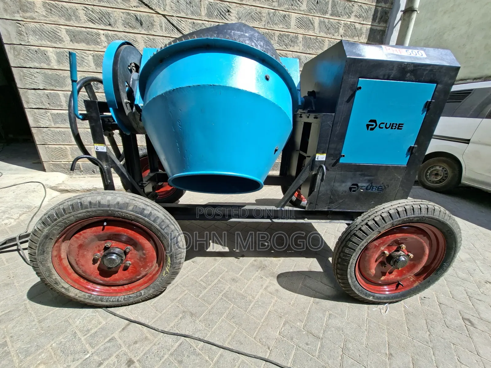 Cube Concrete Mixer Machine -500l