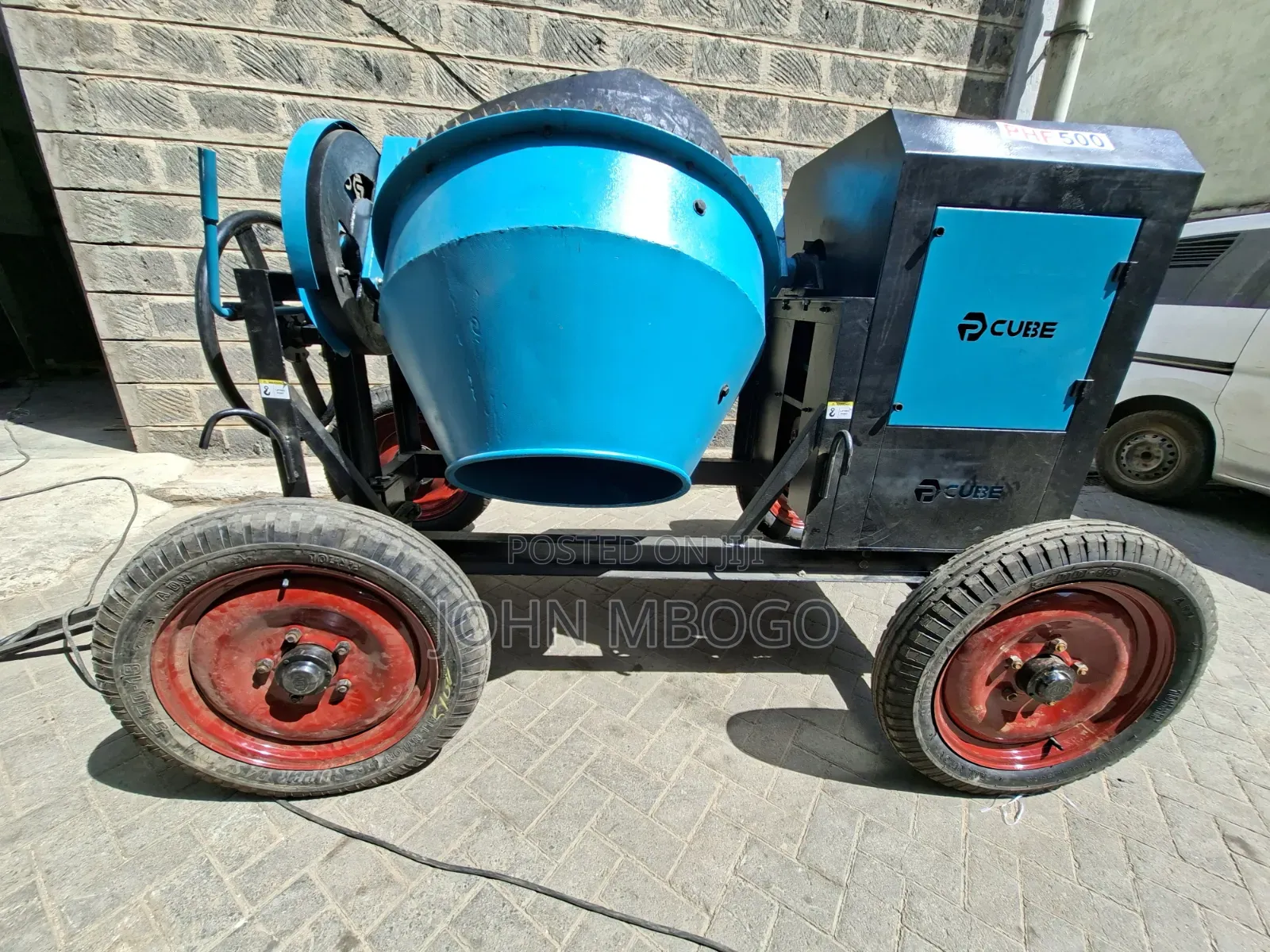 Cube Concrete Mixer Machine -500l