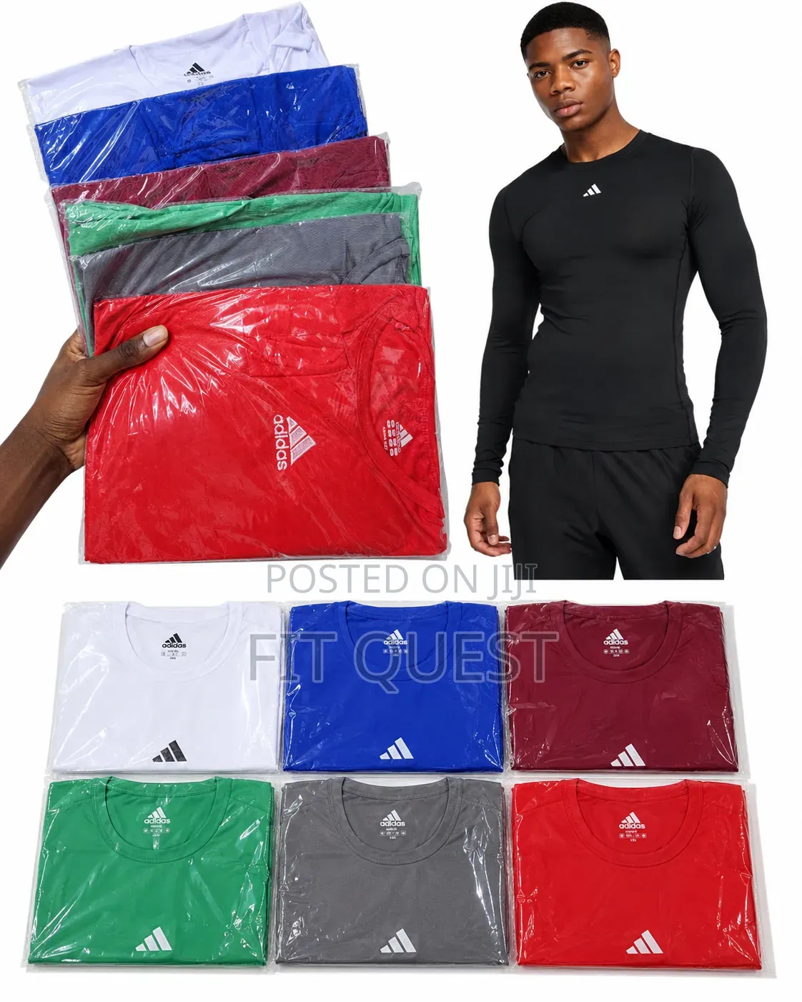 Adidas Long Sleeve Compression Sports Shirt