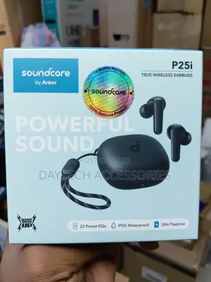 The Anker Soundcore P25i True Wireless Earbuds.