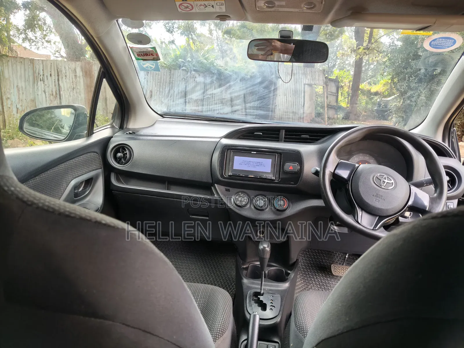 Toyota Vitz 2017 Black