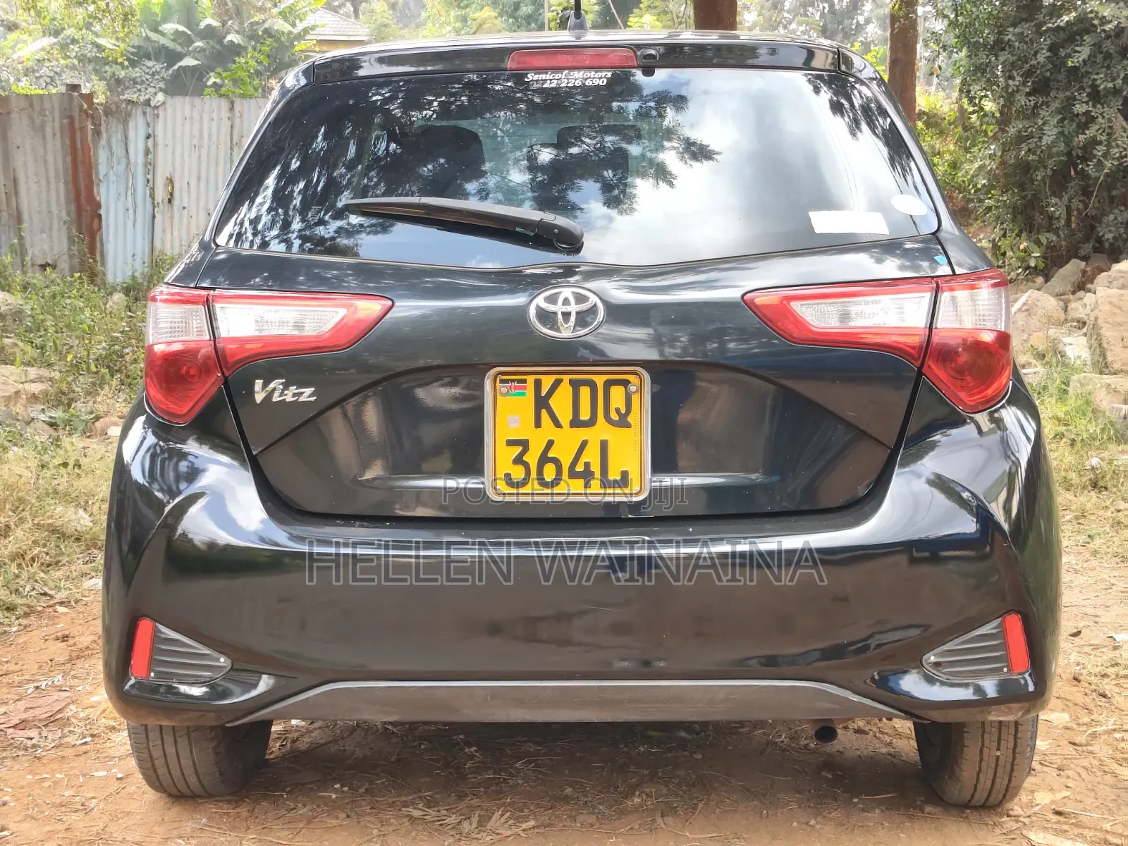 Toyota Vitz 2017 Black