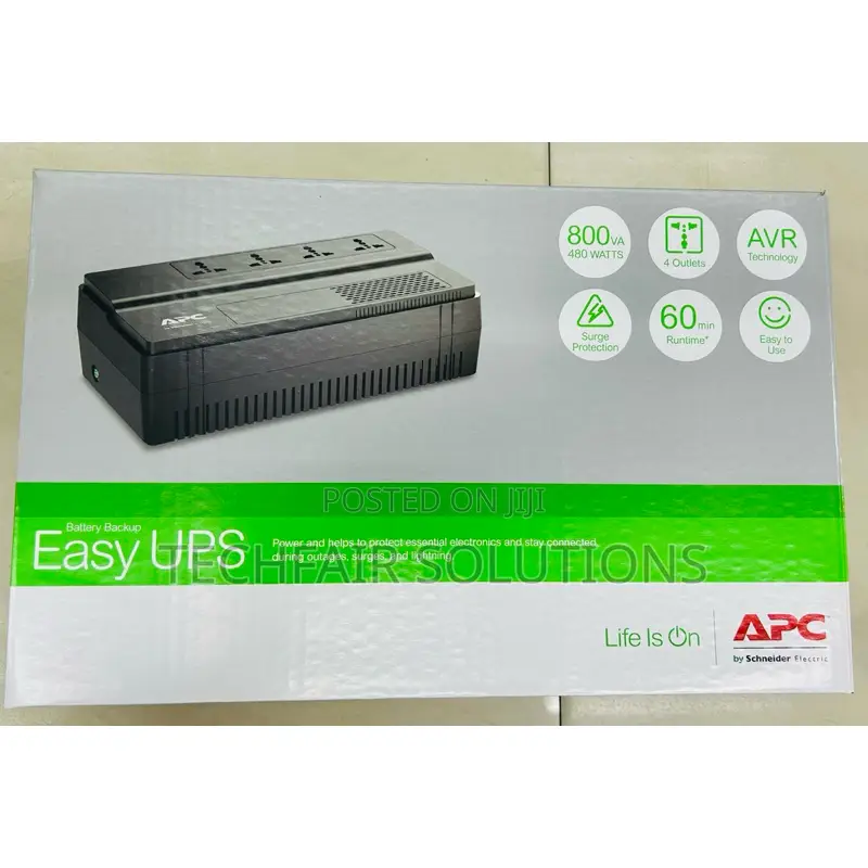 APC Easy Ups Bv 800va, Avr, Universal Outlet, 230v