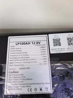 12.8V100AH 1.28KWH Solar Nyumbani Lithium Ion Solar Backup Battery