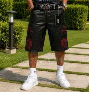 Chrome Hearts Leather Shorts