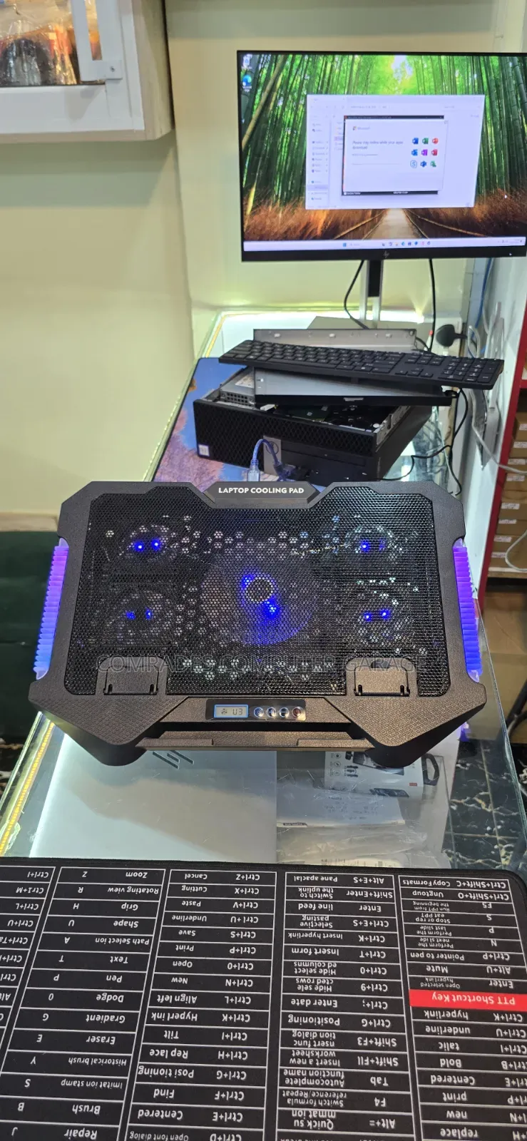 Laptop Cooling Pad With Adjustable Fans