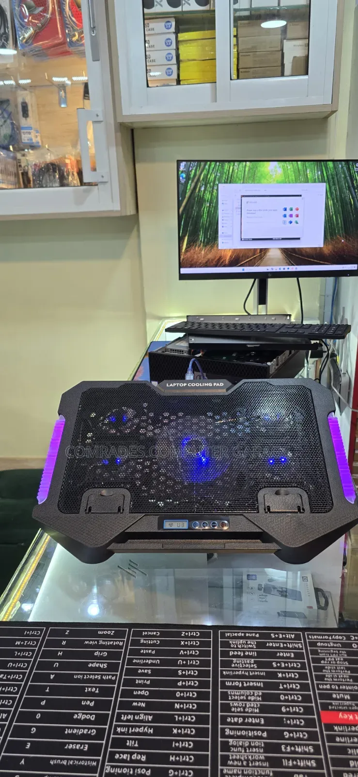 Laptop Cooling Pad With Adjustable Fans