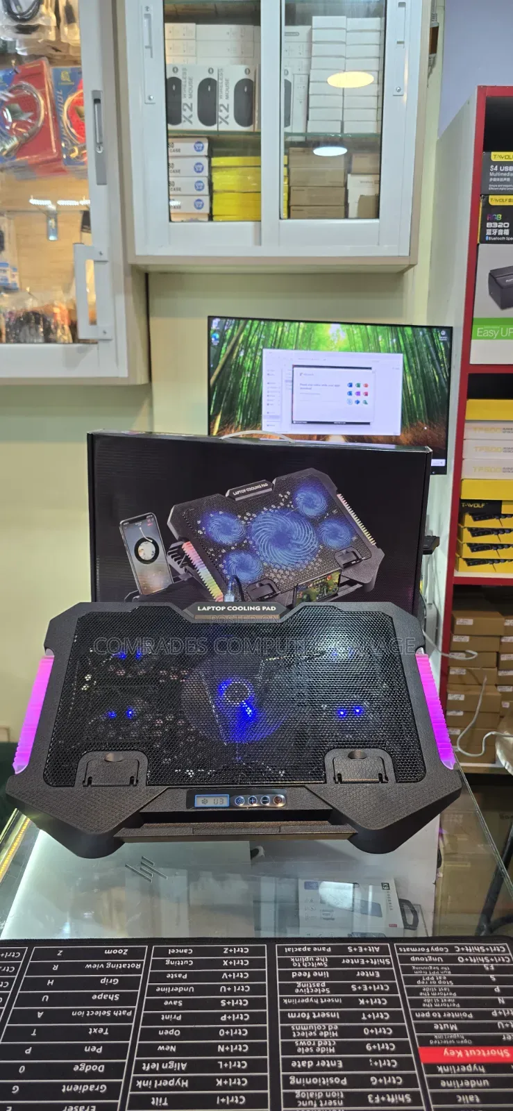 Laptop Cooling Pad With Adjustable Fans