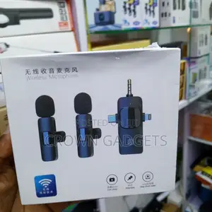 Dual Wireless Microphone With Lightning USB-C Receiver