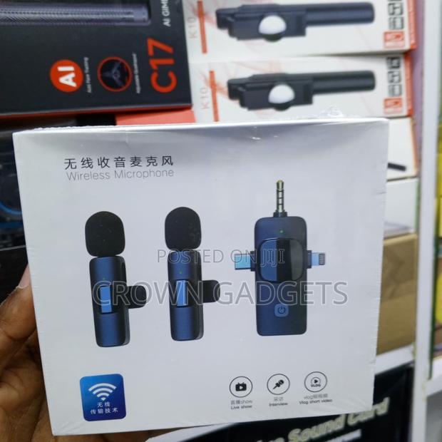 Dual Wireless Microphone With Lightning USB-C Receiver - thumbnail 2