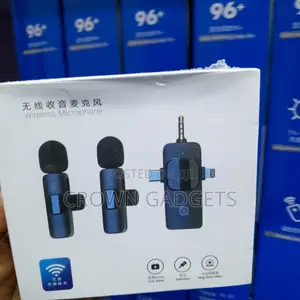 Dual Wireless Microphone With Lightning USB-C Receiver