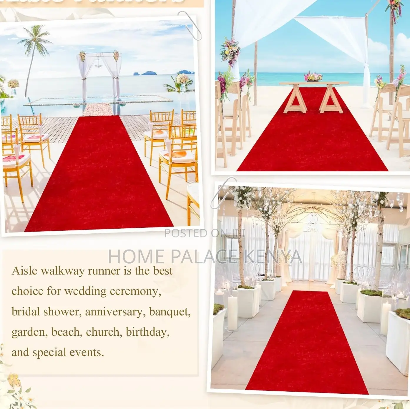 Red Carpet: Grand Entrance Red Carpet Isle Runner
