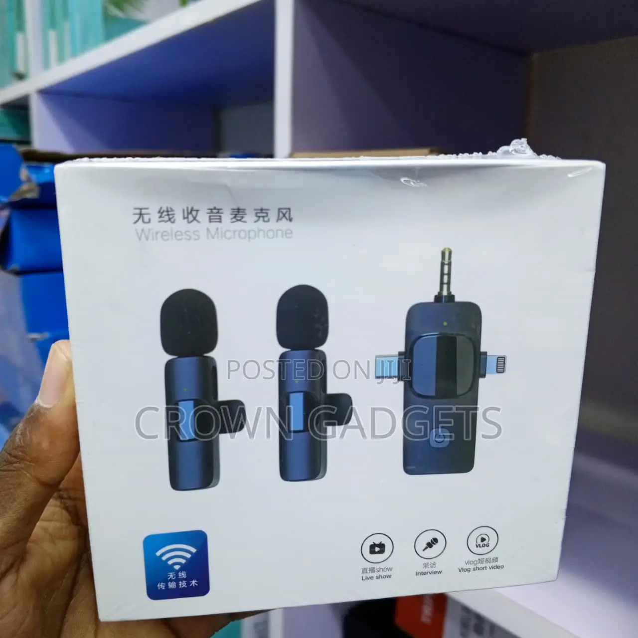 Professional Dual Wireless Microphone With Noise Reduction