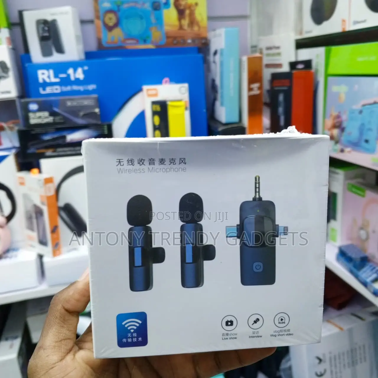 Professional Dual Wireless Mic for YouTube TikTok Podcasts