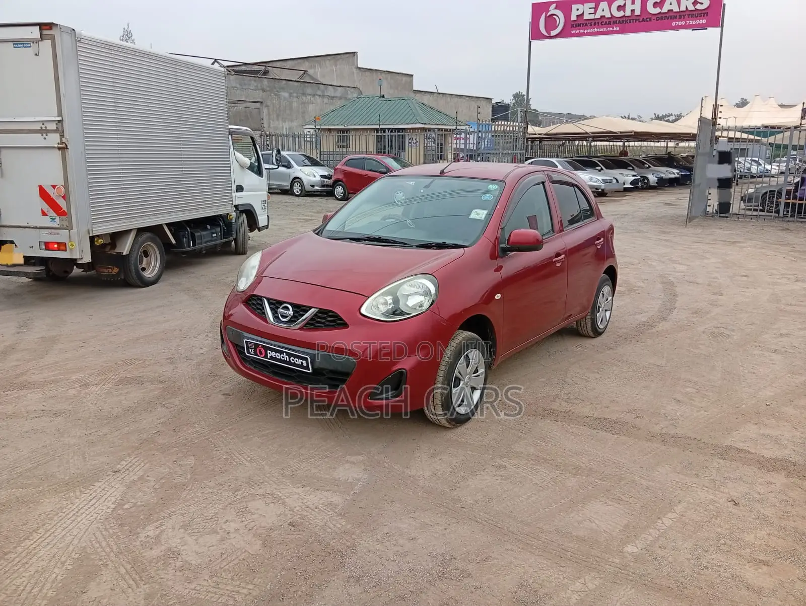 Nissan March 2018 Red