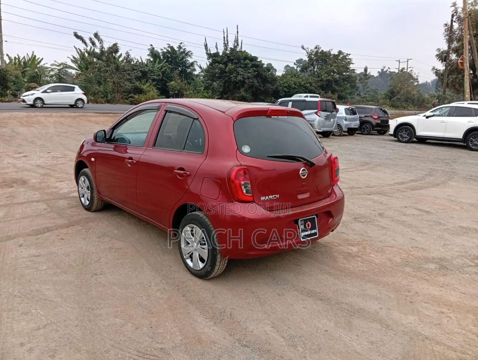 Nissan March 2018 Red