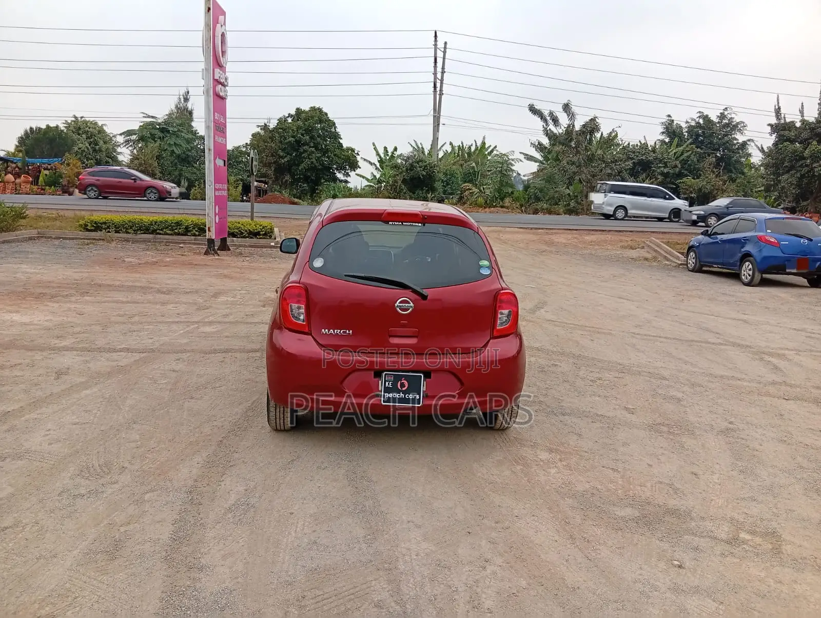 Nissan March 2018 Red