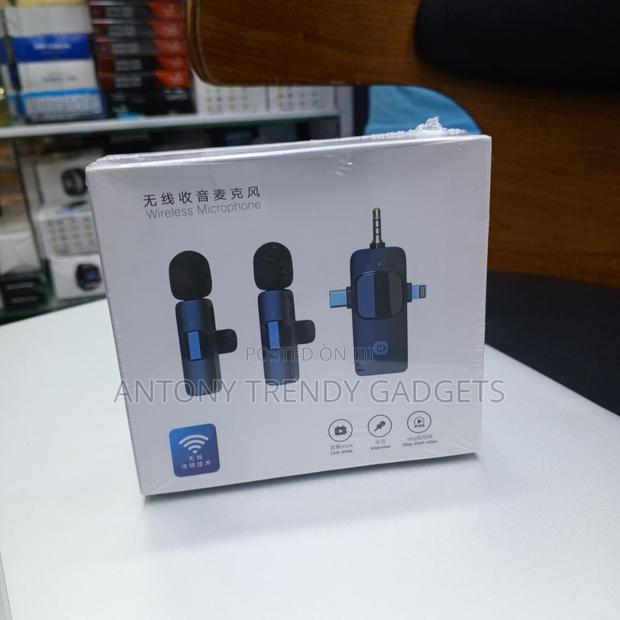 3-in-1 Wireless Mic Kit for Vlogging Interviews Podcasts