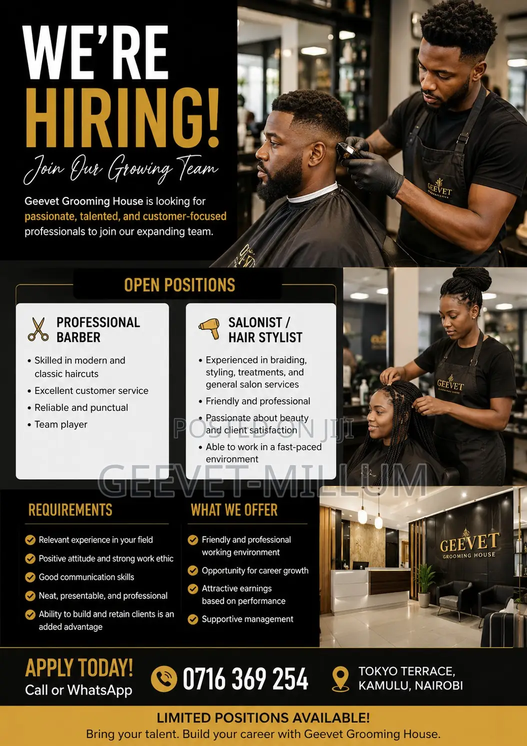 Barber Salonist Masseuse