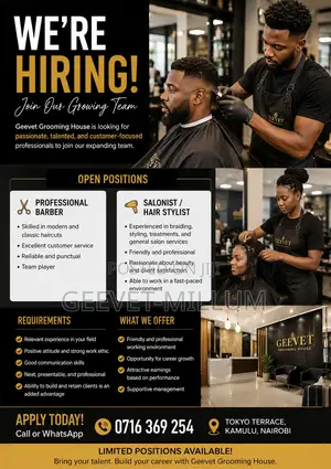 Barber Salonist Masseuse