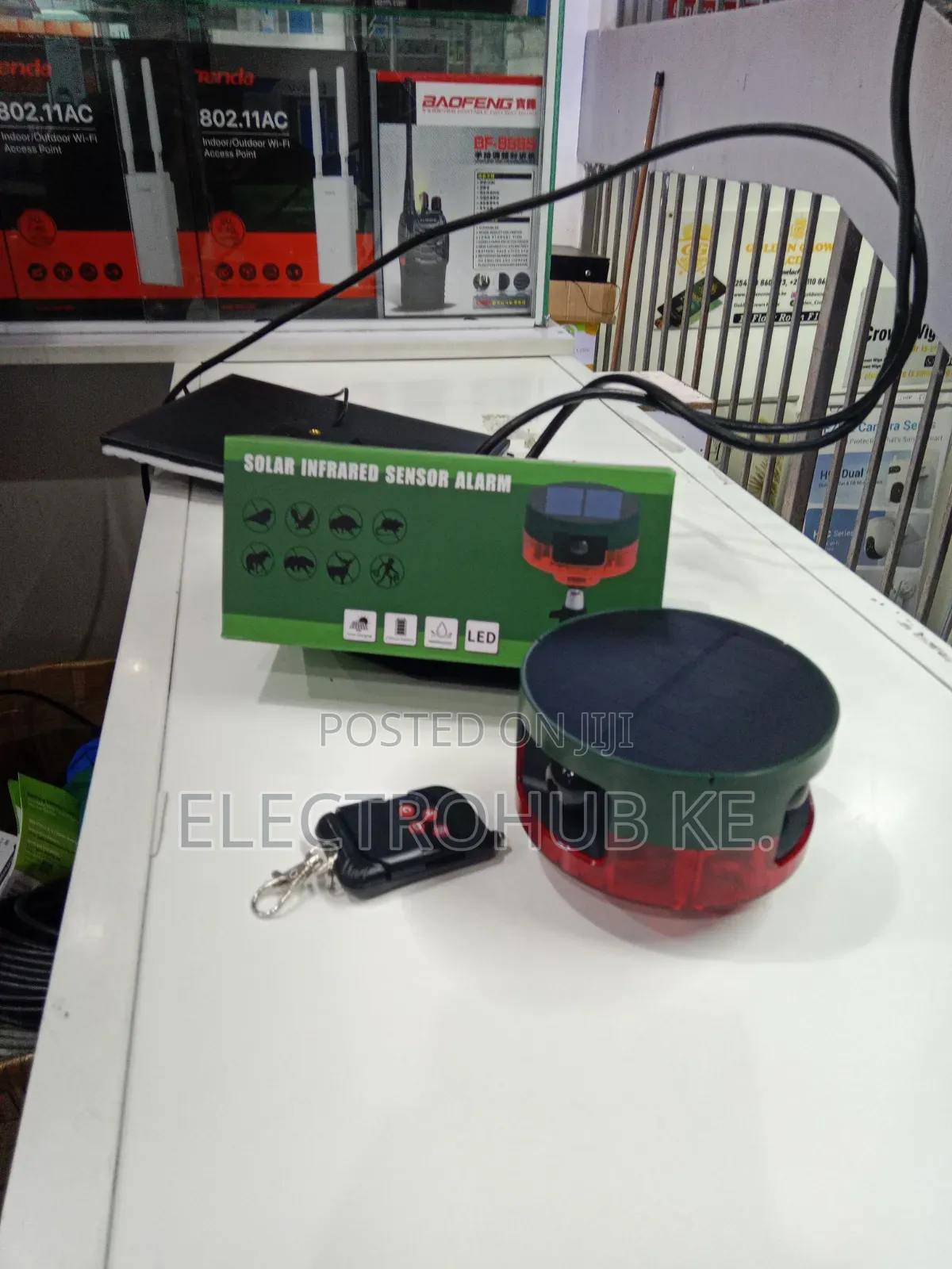 Solar Infrared Security Alarm for Home Farm and Compound