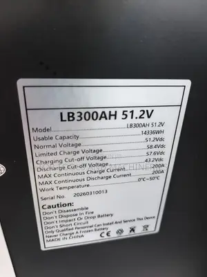Hepu 15Kw LB300AH/51.2V 200AH Lithium Battery With 7 Years Warranty