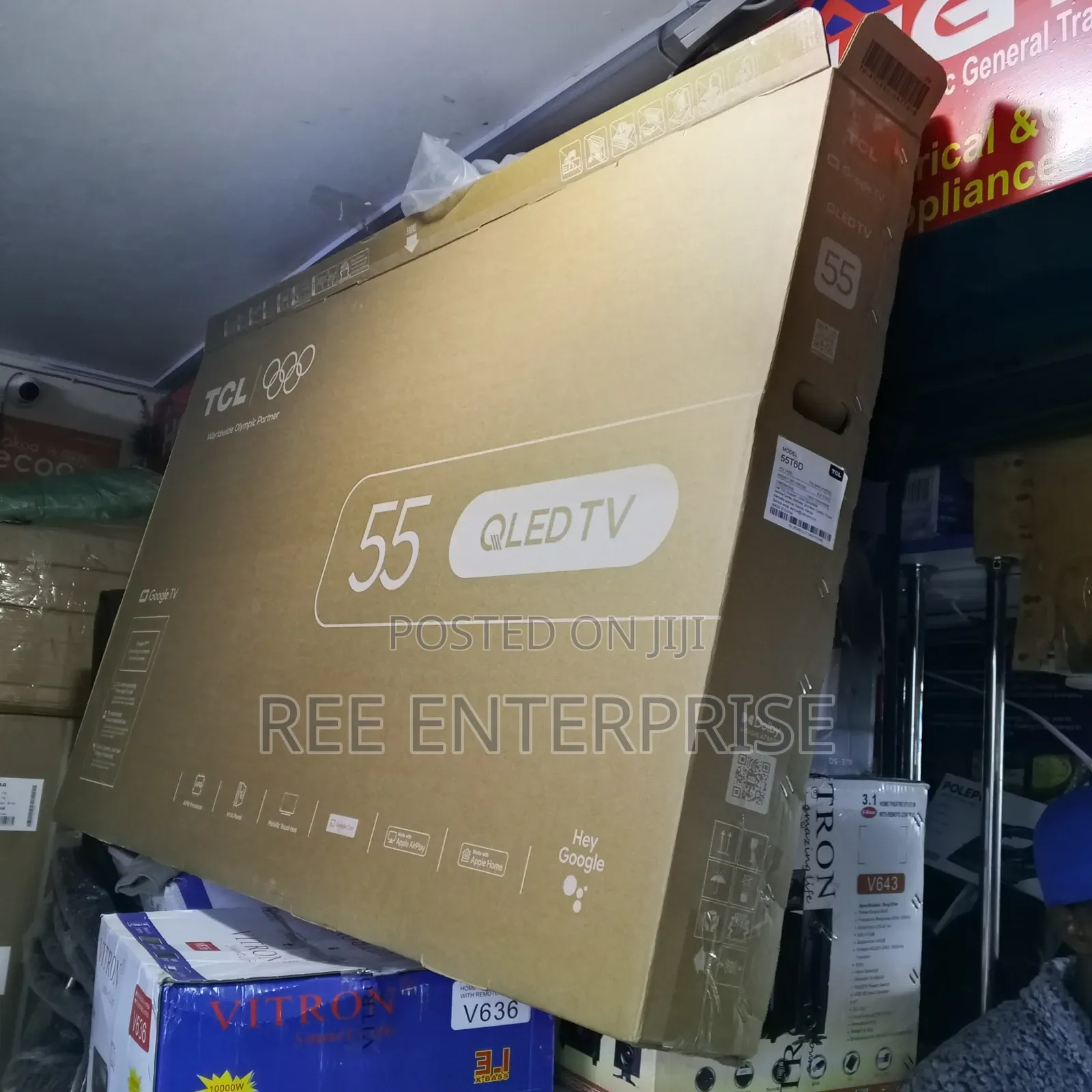 QLED Display **55 Inches Google Smart TV 