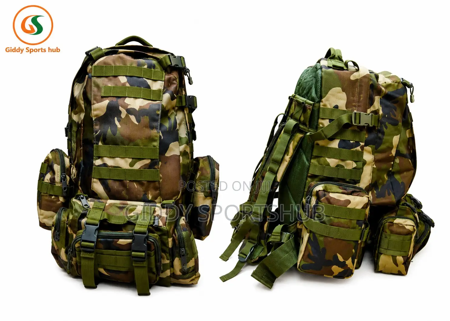 Military Tactical Backpack – Large Capacity (Camouflage)