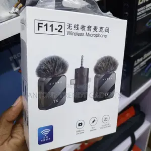 F11-2 Wireless Lavalier Mic With Lightning USB-C 3.5mm