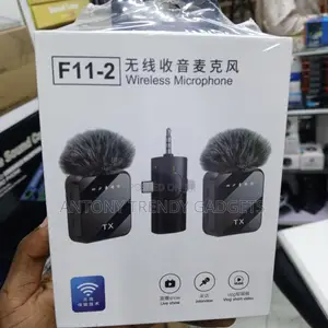 F11-2 Dual Clip-on Microphone for Vlogging Live Streaming