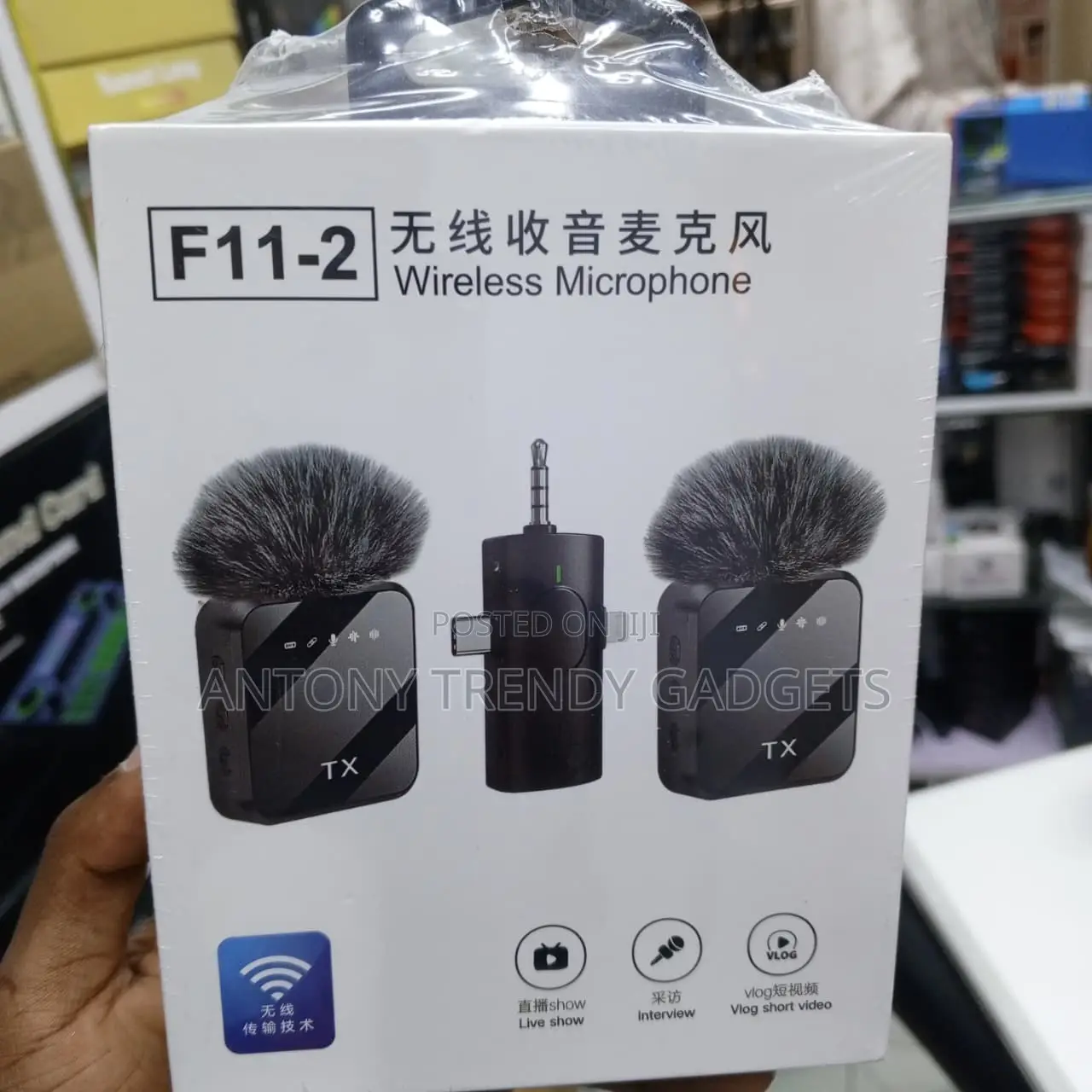 F11-2 Professional Wireless Mic With Noise Reduction